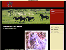 Tablet Screenshot of cheval-merens.fr
